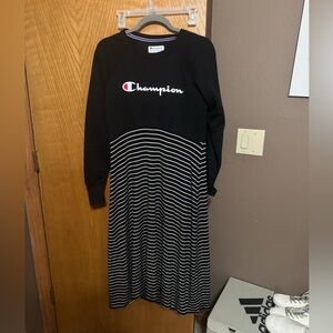 Unique one of a kind champion upcycled maxi dress size small